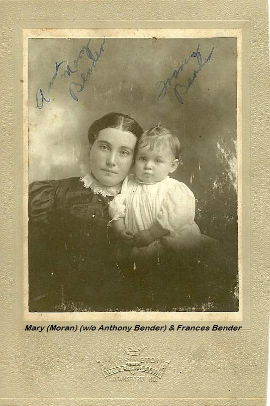 Mary Moran Bender & daughter Frances