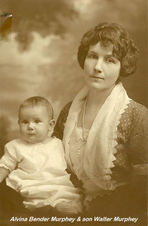 Alvina Bender Murphey & son Walter