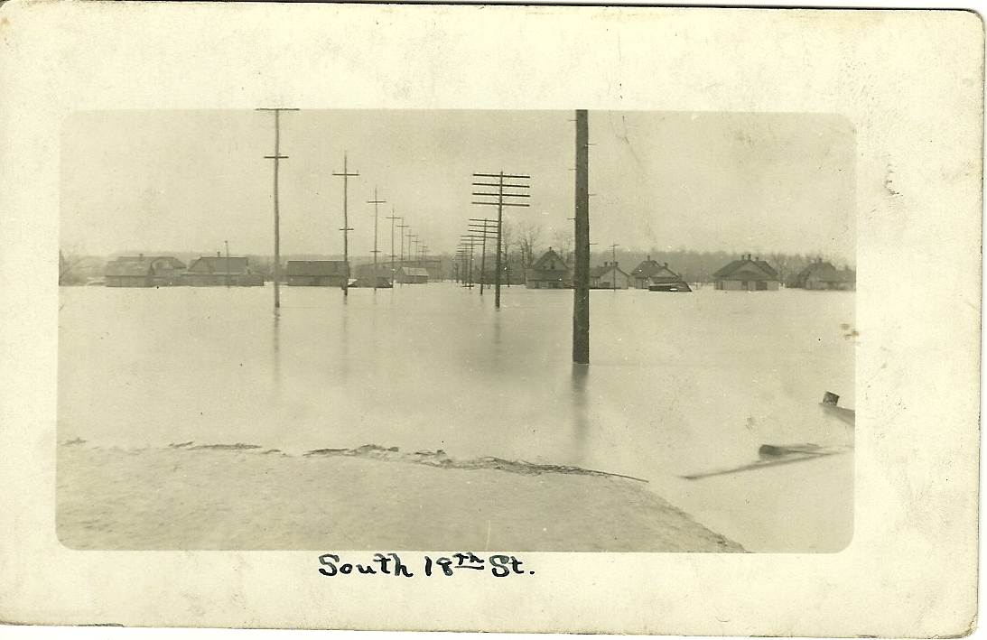 1912 Flood postcard