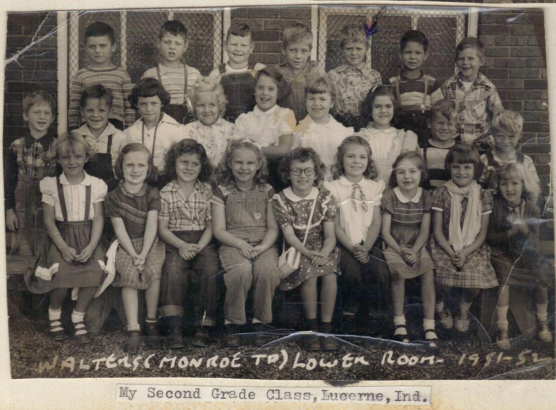 Lucerne school 2nd grade class 1951-52