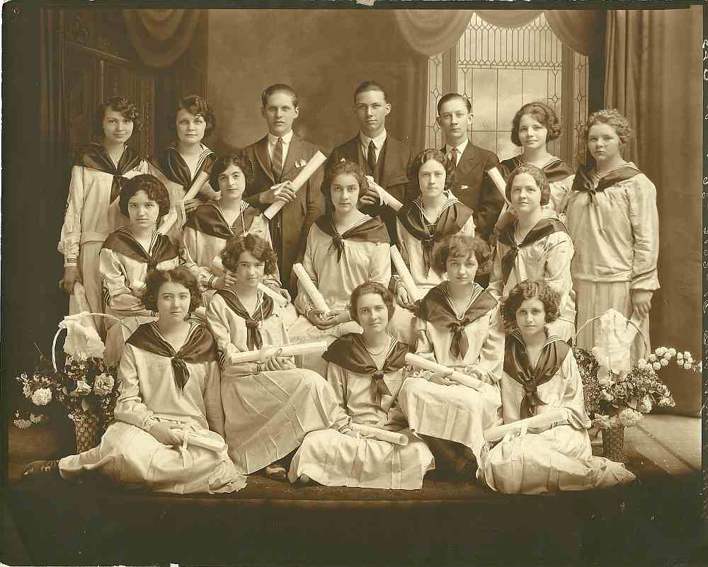 class of 1923, St Josephs commercial school