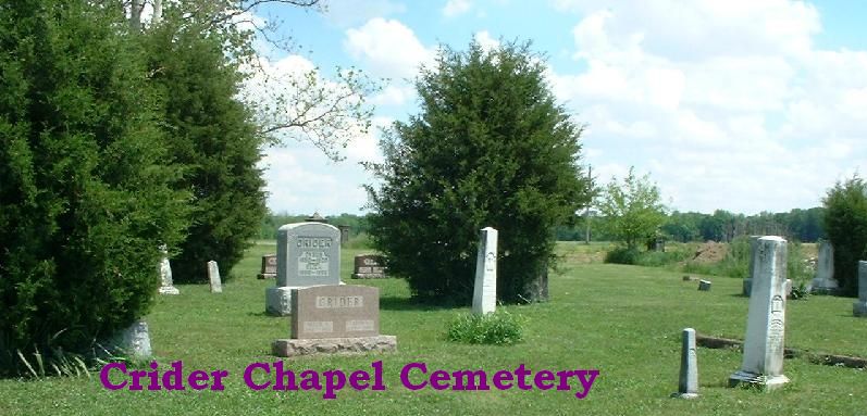 View of Crider Chapel Cemetery