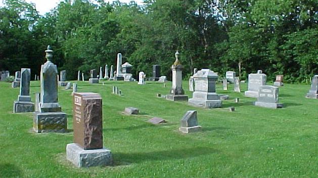 View of the Eel River Cemetery